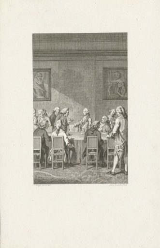 William V takes his first seat in the Council of State, 1763