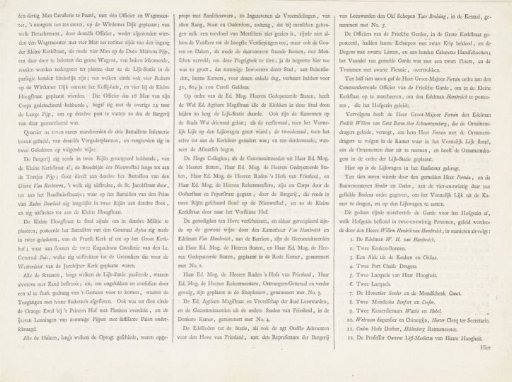 Description of the funeral of Princess Maria Louise, 1765