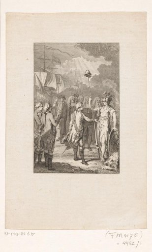 Allegory on the majority of William V, 1766
