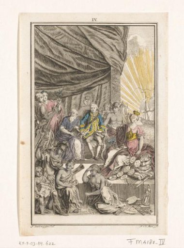 Decorations at the House of Mr. Verbruggen in the Geschutgieterij in The Hague, 1766