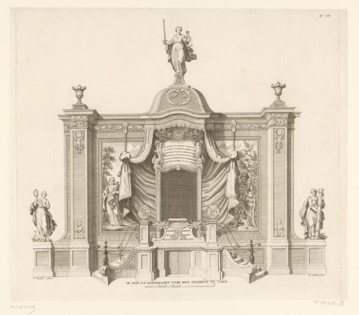 Triumphal Arch for the Entry of William V into Veere (No. IX), 1766