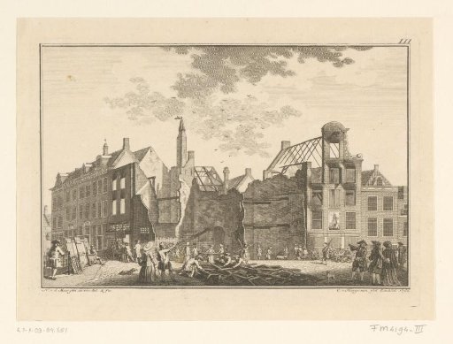 After the Fire at the Visbrug in Leiden, 1766