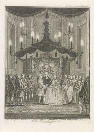 Marriage of William V and Wilhelmina of Prussia, 1767