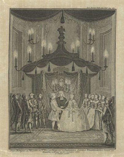 Marriage of William V and Wilhelmina of Prussia, 1767