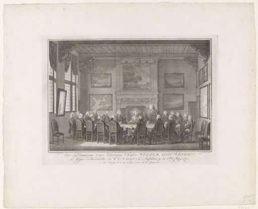 Willem V takes his seat as director at the VOC, 1768