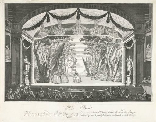 Theatre with Stage Set: The Forest