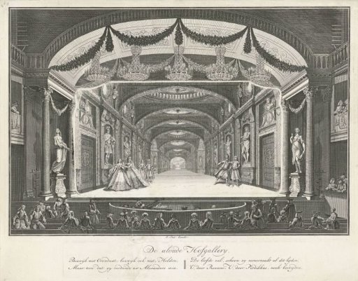 Theatre with Stage Set: The Ancient Court Gallery