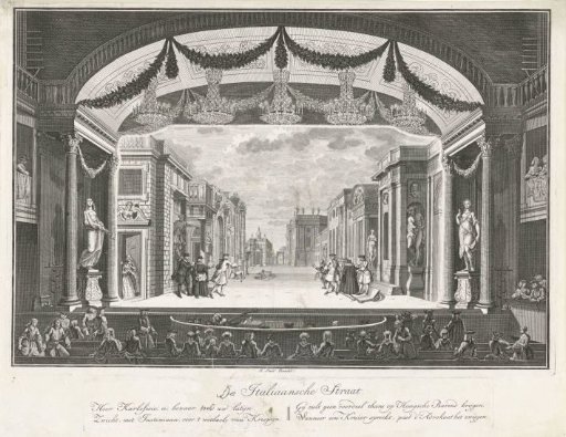 Theatre with Stage Set: The Italian Street