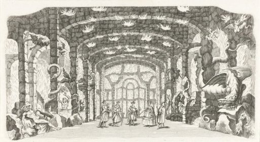 Stage scenery: Hell