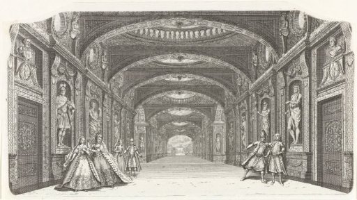 Stage scenery: The Ancient Court Gallery