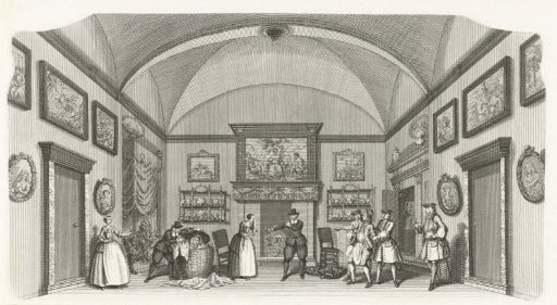 Stage scenery: The Upholstered Room