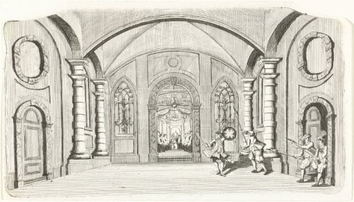 Stage scenery: The Monastery Church