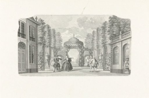Stage scenery: The New Garden