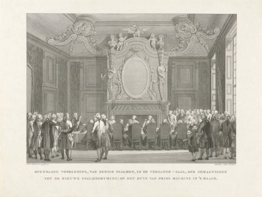 Public reading of some Psalms in the new versification, 1773