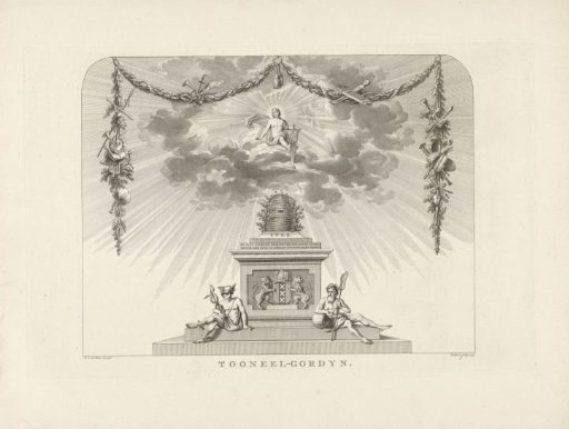 Stage curtain of the theatre on the Leidseplein in Amsterdam, 1775