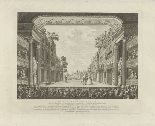 Theatre with stage scenery: The Dutch Street