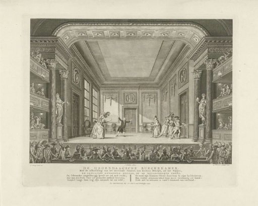 Theatre with stage scenery: The Contemporary Citizen's Room