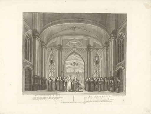 Stage scenery: The Monastery Chapel