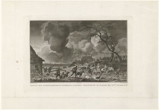 Dike breach between Vollenhove and Kampen, 1776