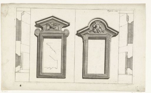 Two window frames