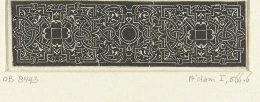 Fringe with Moorish motifs