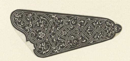 Case or earband with Moorish and arabesque motifs