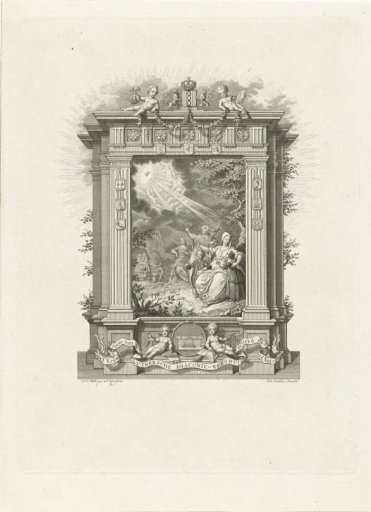 Allegory on the centenary of the Lutheran Deacon's Orphanage in Amsterdam, 1778