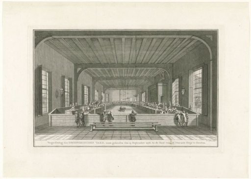 First meeting of the Economic Section in Haarlem, 1778