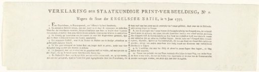 Explanation of the Second Satirical Print on English Losses in the War with America, 1778