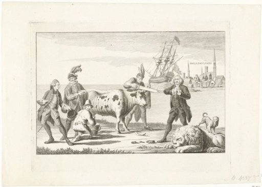 Satirical Print on English Losses in the War with America (1), 1778
