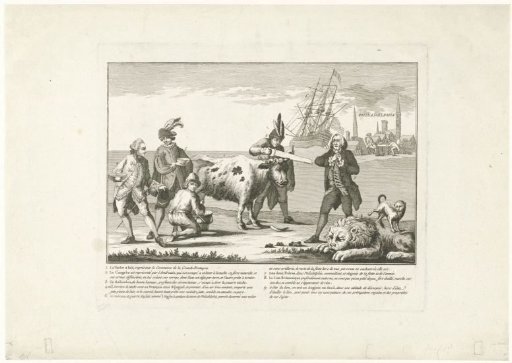 Satirical Print on English Losses in the War with America (1), 1778