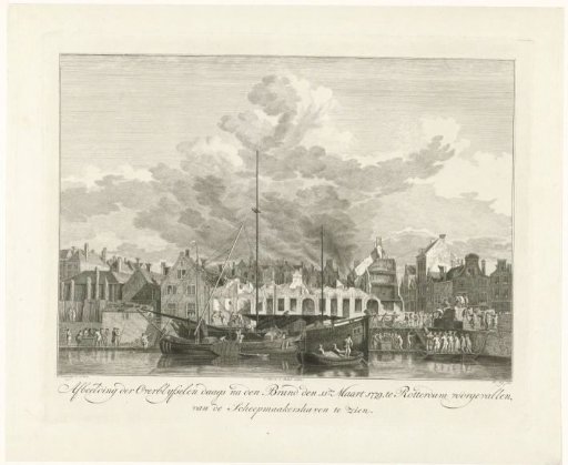 Ruins After the Fire in the Pottebakkerssteeg in Rotterdam, 1779