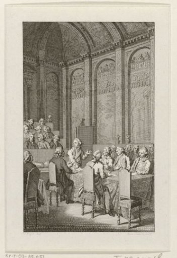 William V shows the papers of Laurens, 1780