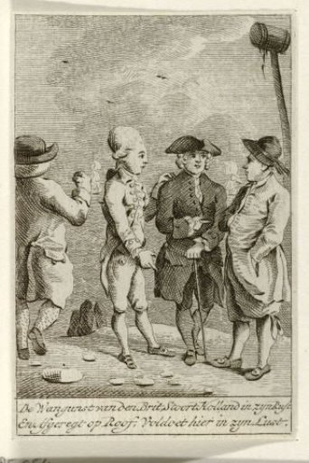 The envious Brit disturbs the quiet Dutchman, ca. 1780-1783