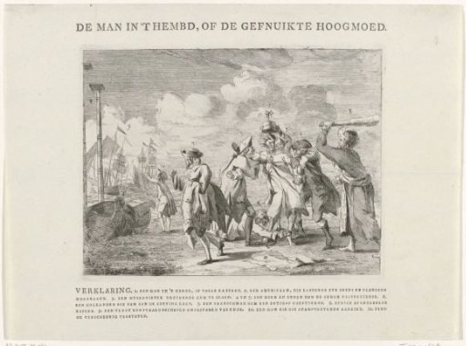 Punishment of English pride, 1780