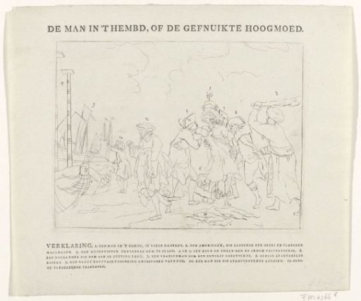 Punishment of English pride, 1780