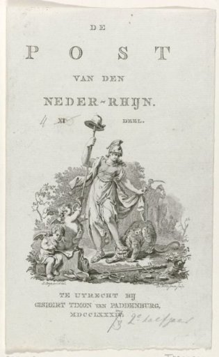 Title Page: The Post of the Lower Rhine, Vol. IV, 1784