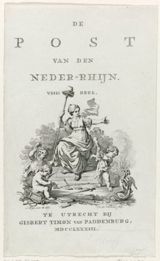 Title Page: The Post of the Lower Rhine, Vol. III, 1783