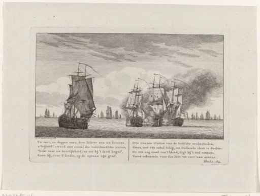 Willem Crul Attacked by the English, 1781