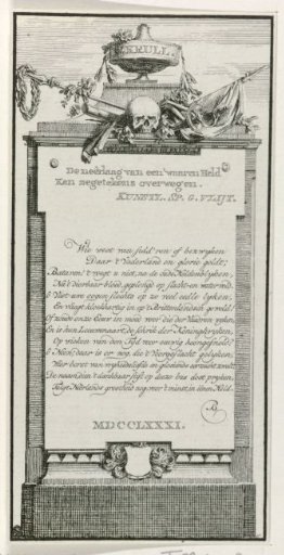 Epitaph for Willem Crul, 1781