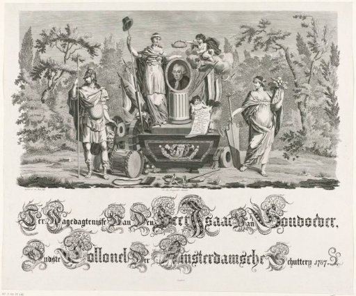 Allegorical tomb monument for Isaak van Goudoever