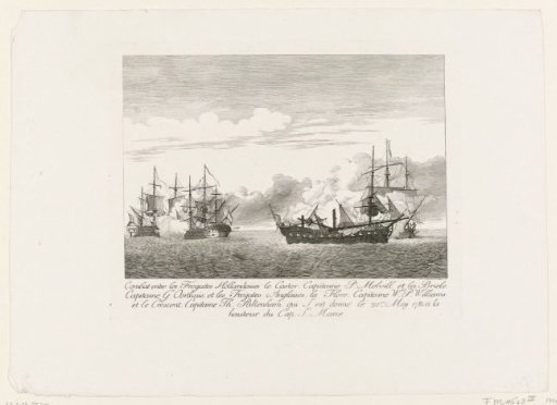 Sea Battle at Cadiz, 1781