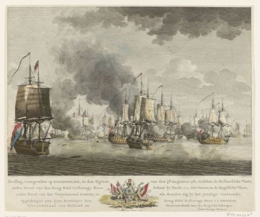 Sea Battle at Dogger Bank, 1781