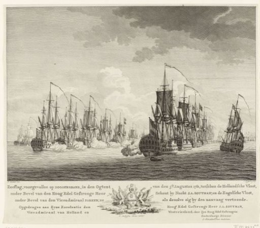 The Beginning of the Sea Battle at Dogger Bank, 1781