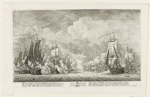 Sea Battle at Dogger Bank, 1781
