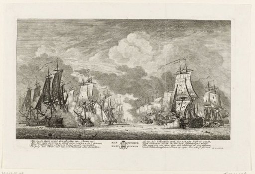 Sea Battle at Dogger Bank, 1781