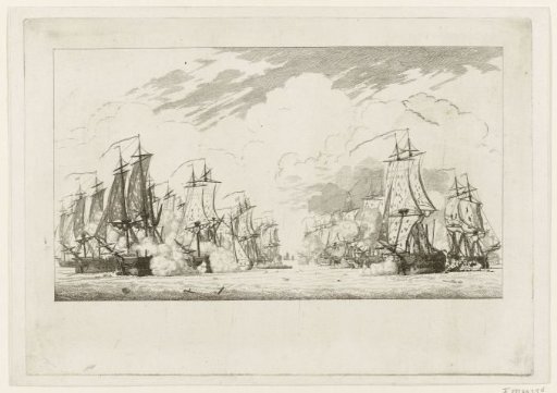 Sea Battle at Dogger Bank, 1781