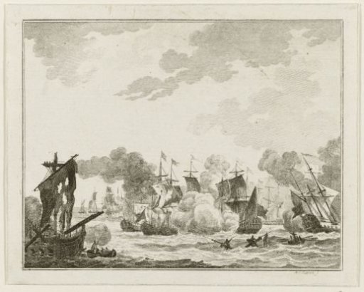 Sea Battle at Dogger Bank, 1781