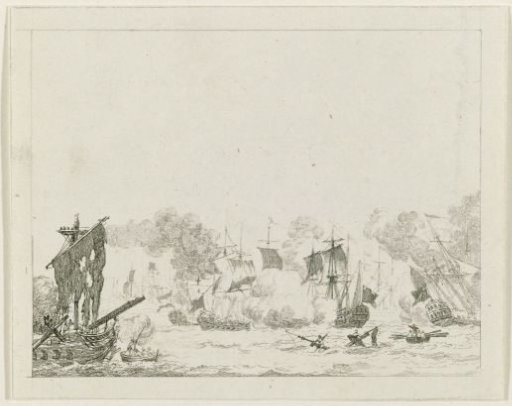 Naval Battle at Dogger Bank, 1781