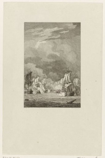 Naval Battle at Dogger Bank, 1781